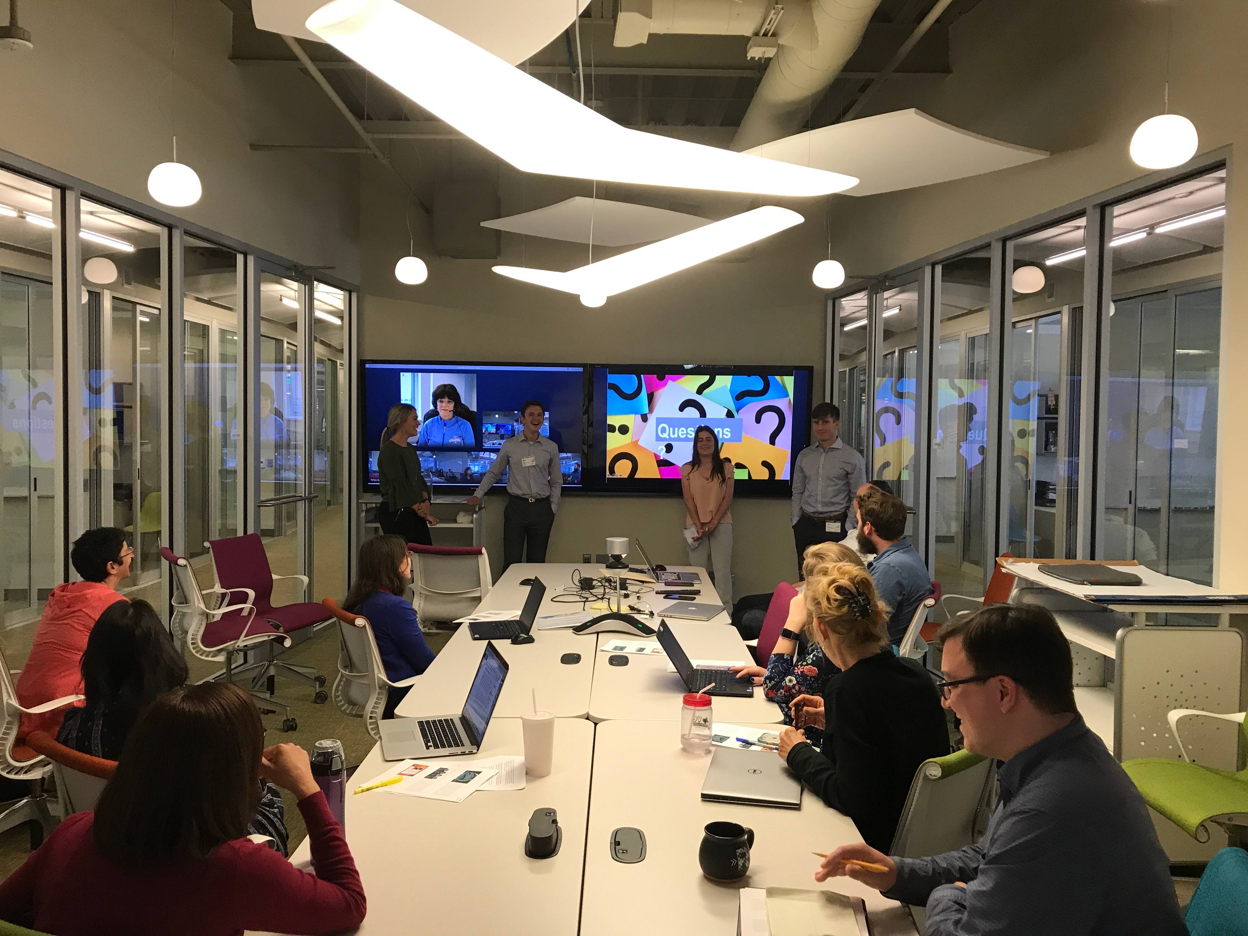 student_esri_team_presenting