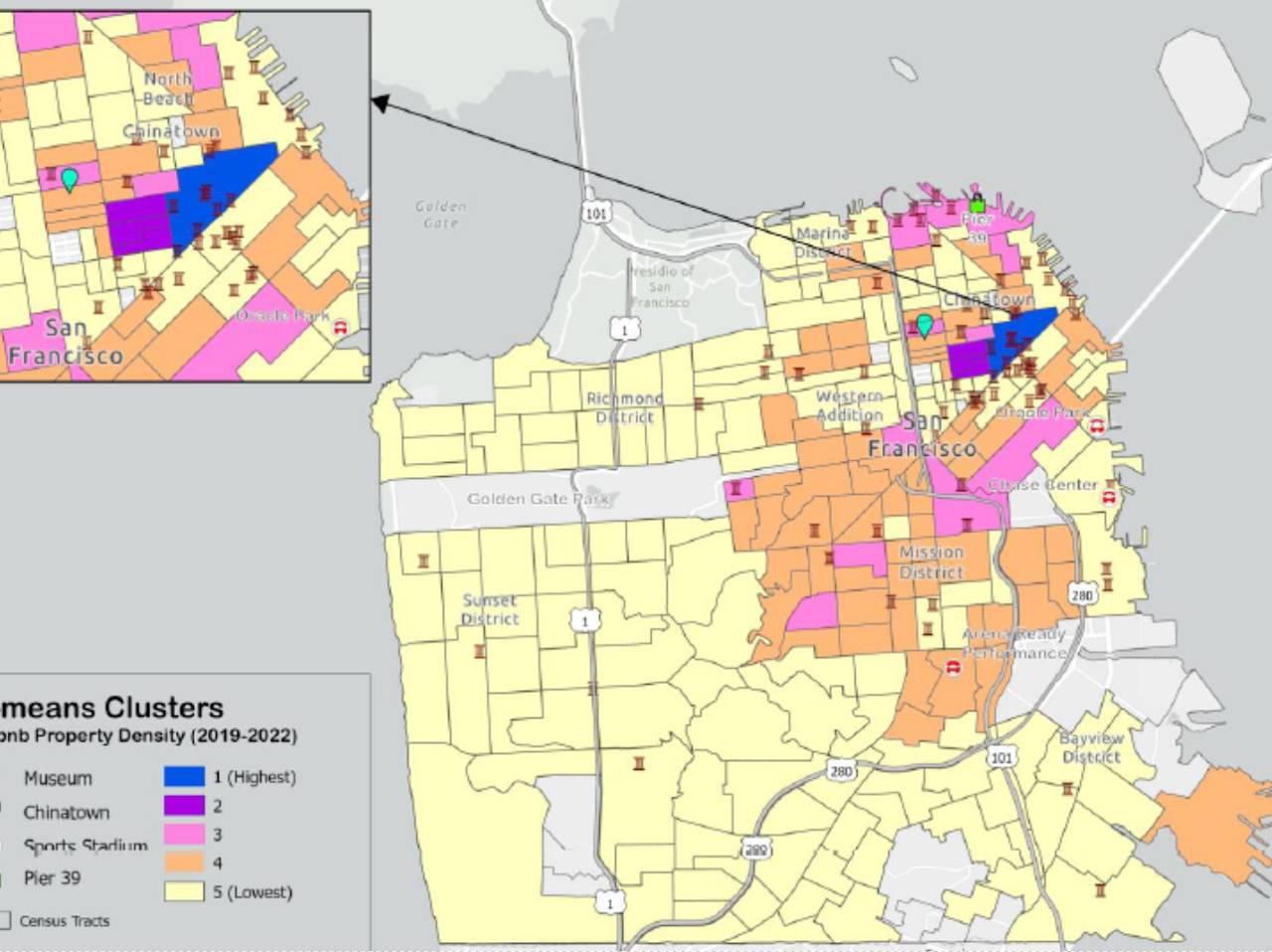 a map of a neighborhood