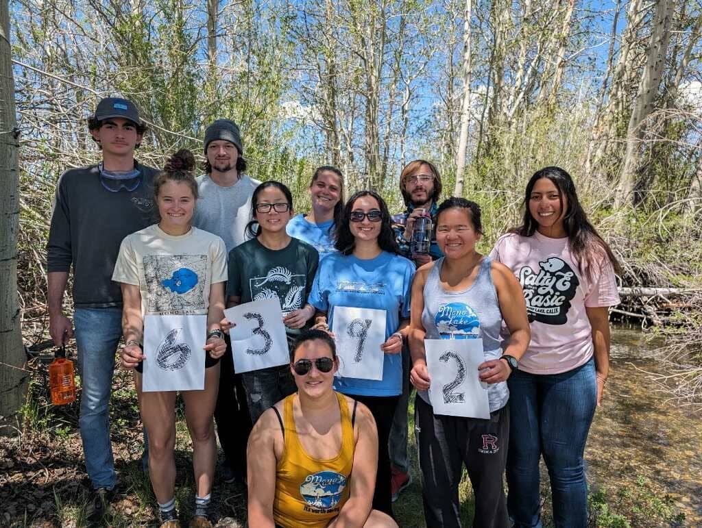 a group of people holding signs
