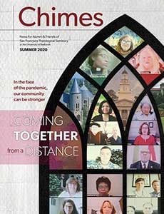 a magazine cover with a group of people