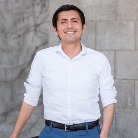 a man in a white shirt