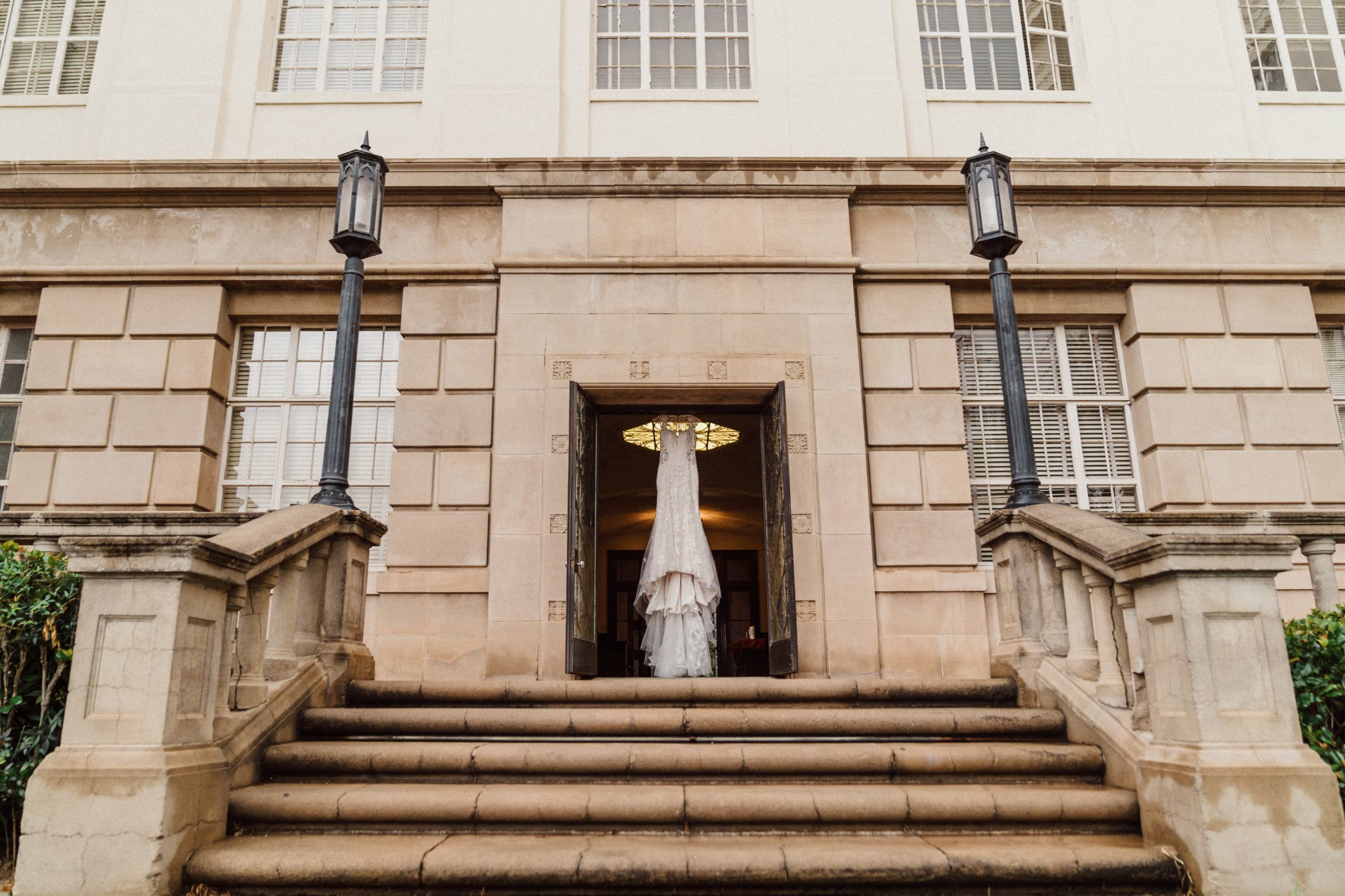 a bride in a wedding dress