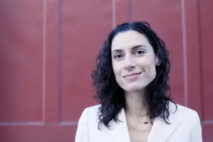 Erika Kimball (she/her/hers), the founder and Principal Consultant at Kimball Sustainable Healthcare